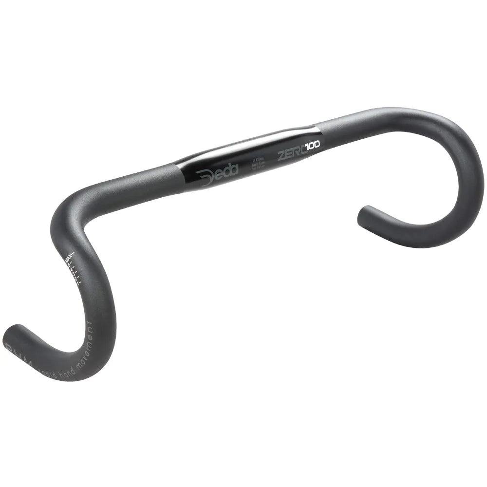 Deda Zero100 RHM Alloy Handlebars in Black On Black