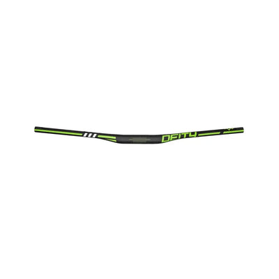 Deity Skywire Carbon Handlebar 35mm Bore 15mm Rise 800mm in Green