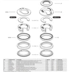 Deda Elementi Deda DCR/S-DCR Headset Spares