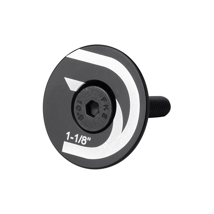 Deda Flat Top Cap with M6 Bolt in Black