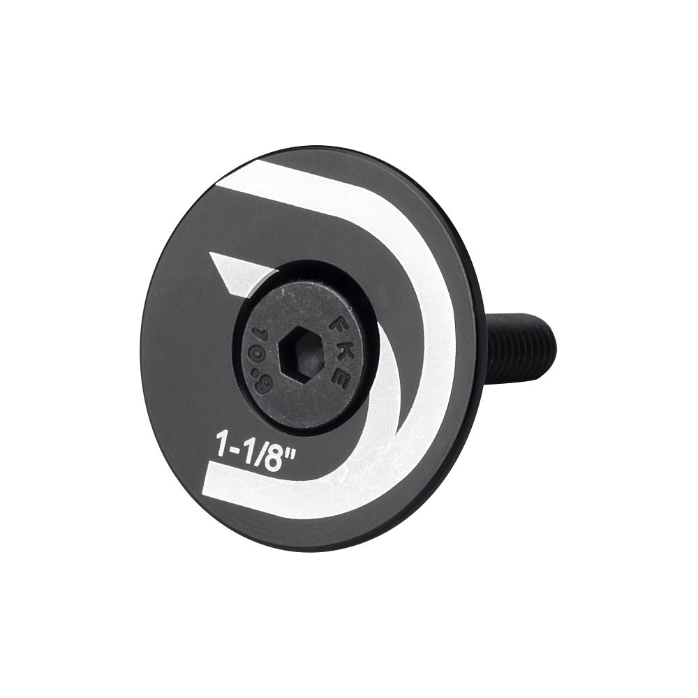 Deda Flat Top Cap with M6 Bolt in Black