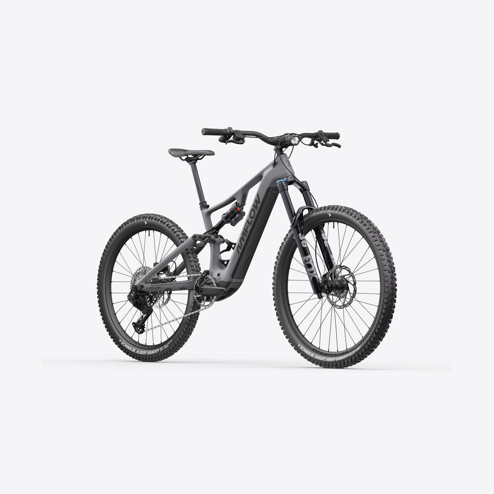 Amflow PR Carbon Pro Full Suspension Electric Mountain Bike | 800Wh - Basalt Grey
