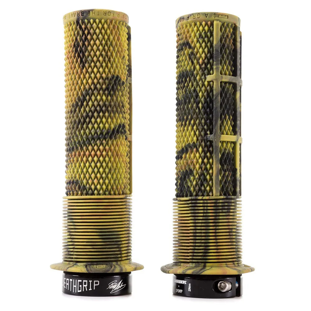 DMR Brendog DeathGrip Flange MTB Grips in Camo