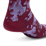2026 GIRO Comp Racer High Rise Unisex Cycling Socks in Maroon Pulse-image-4