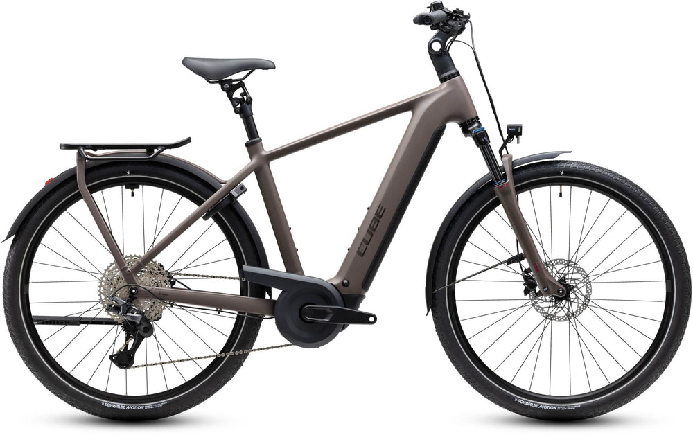 Cube Kathmandu Hybrid One 800 Electric Hybrid Bike in Cedar/Chrome | 2027