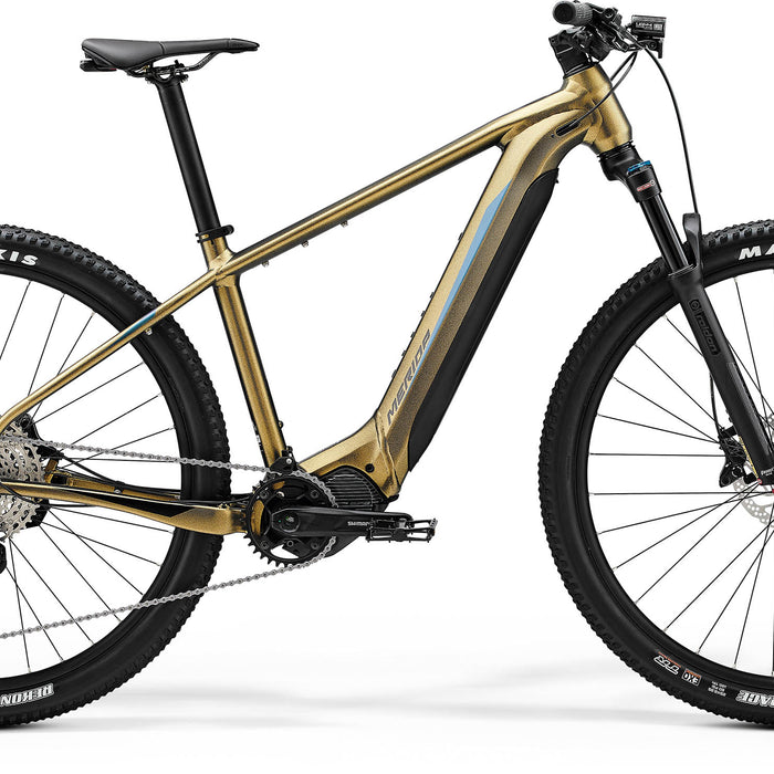2024 Merida eBig Nine 775 Electric Hardtail Mountain Bike in Gold