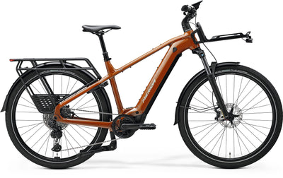 2026 Merida eFloat HD 700 EQ Electric Mountain Bike in Fall Leaf Brown