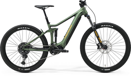 2024 Merida eOne-Forty 400 SE Electric Full Suspension Mountain Bike in Green