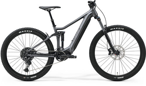 2024 Merida eOne-Forty 400 SE Electric Full Suspension Mountain Bike in Grey