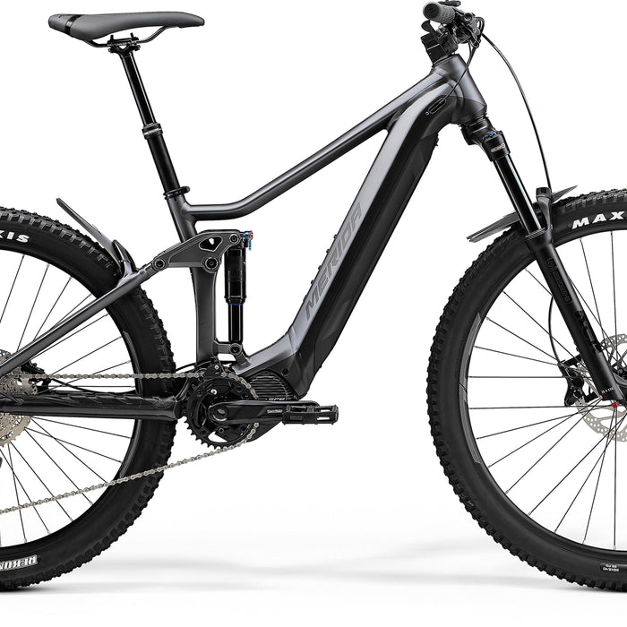 2023 Merida eOne-Forty 400 Electric Full Suspension Mountain Bike in Grey