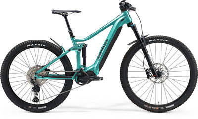 2023 Merida eOne-Forty 500 Electric Full Suspension Mountain Bike in Teal