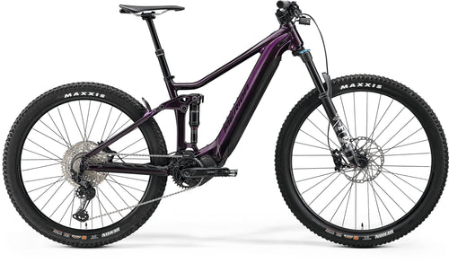 2023 Merida eOne-Forty 700 Electric Full Suspension Mountain Bike in Purple