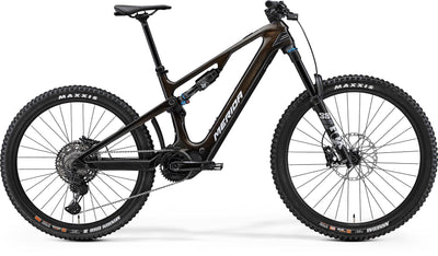 2024 Merida eOne-Sixty 7000 Electric Full Suspension Mountain Bike in Gold