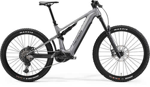 2024 Merida eOne-Sixty 875 Electric Full Suspension Mountain Bike in Grey