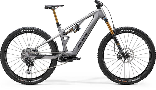 2025 Merida eOne-Sixty SL 10K Electric Full Suspension Mountain Bike in Grey