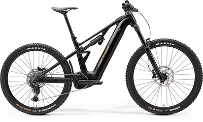 2025 Merida eOne Eighty 400 Electric Full Suspension Mountain Bike in Black
