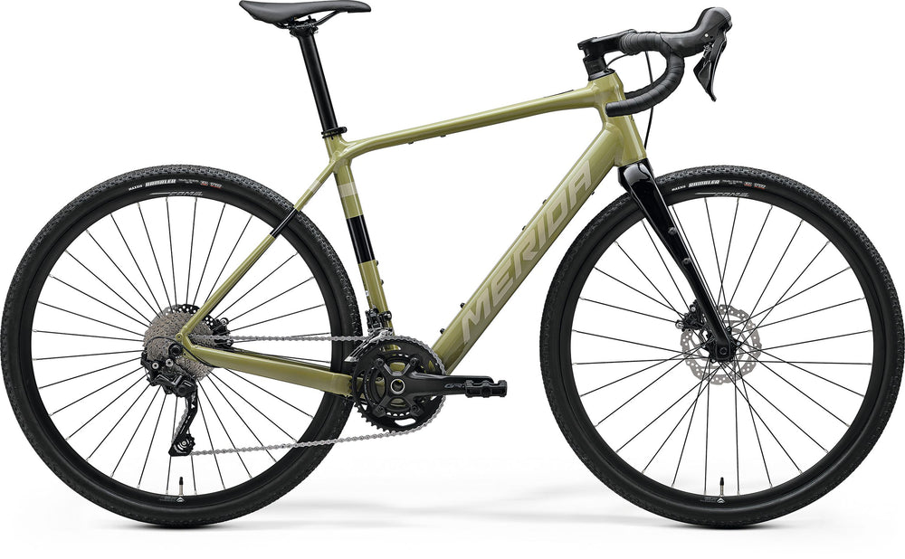 2025 Merida eSilex 400 Electric Road Bike in Green