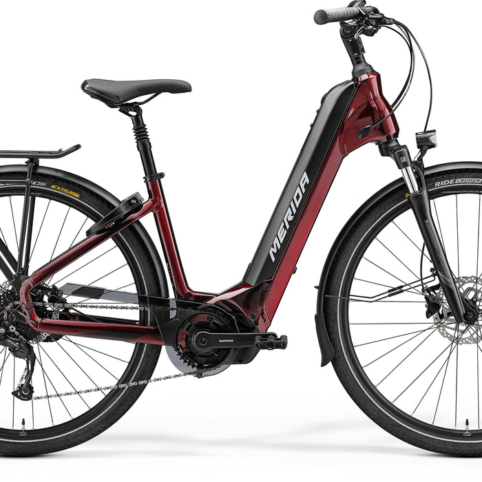 2023 Merida eSpresso City 400 EQ  Electric Hybrid Bike in Red