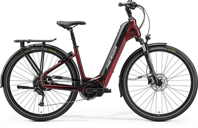 2023 Merida eSpresso City 400 EQ  Electric Hybrid Bike in Red