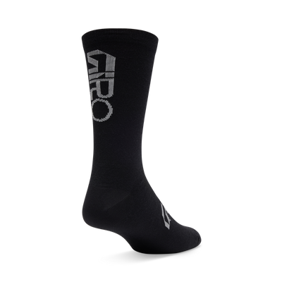 2026 GIRO Seasonal Merino Unisex Cycling Socks in Black/Grey