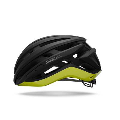 2026 GIRO Agilis Mips Unisex Road Cycling Helmet in Black/Hi Viz
