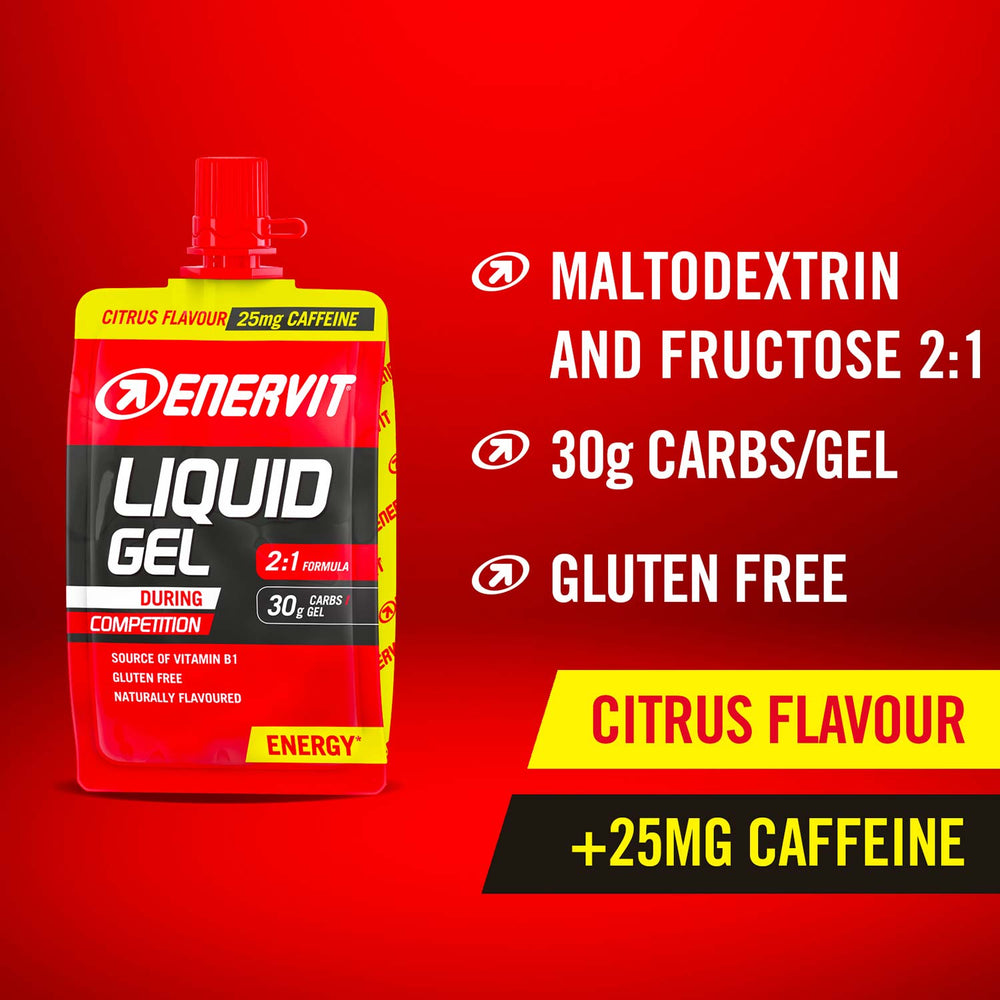 Enervit Citrus Liquid Energy Gel With Caffeine 60ml