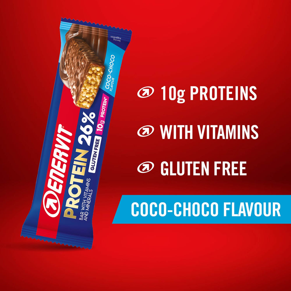 Enervit Double Chocolate Protein Bars