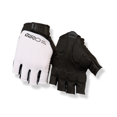 2026 GIRO Bravo II Gel Men's Road Cycling Gloves in White
