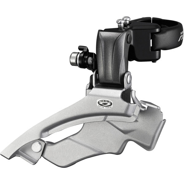 Shimano FD-M371 Altus MTB 9-speed front derailleur, conventional swing, dual-pull