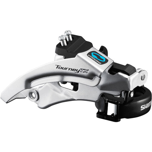 Shimano FD-TX800 Tourney TX front derailleur, top swing, dual pull, for 42/48T, 63-66