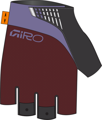 2026 GIRO Supernatural W Women's Road Cycling Gloves in Dark Maroon