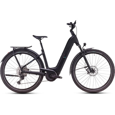 2025 Cube Kathmandu Hybrid Exc 800 Easy Entry Electric Bike in Black