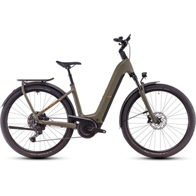 2025 Cube Kathmandu Hybrid Pro 800 Easy Entry Electric Bike in Brown