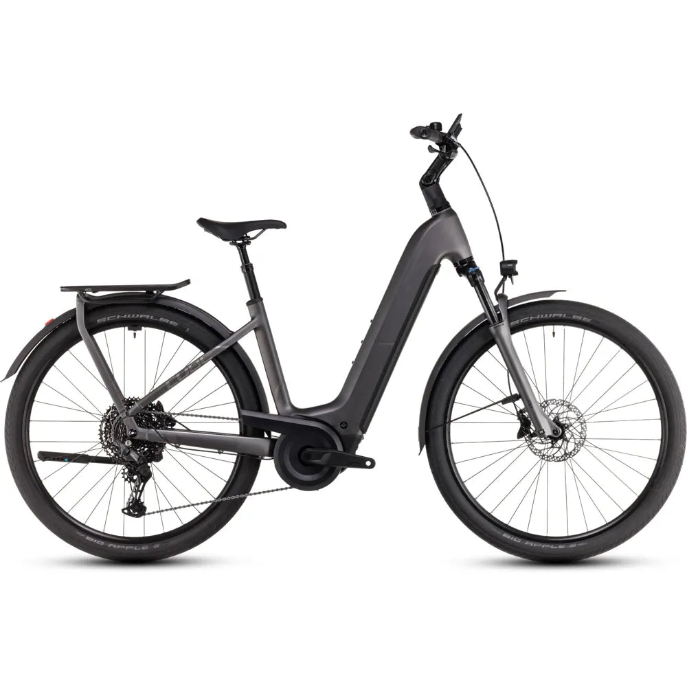 2025 Cube Kathmandu Hybrid Pro 800 Easy Entry Electric Bike in Grey
