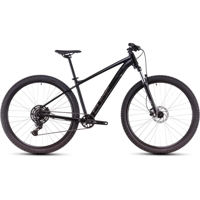 2025 Cube Aim Pro Hardtail Mountain Bike in Black