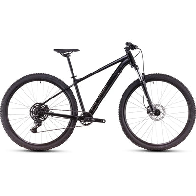 2025 Cube Aim Pro Hardtail Mountain Bike in Black