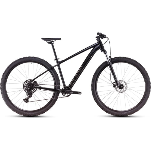 2025 Cube Aim Pro Hardtail Mountain Bike in Black