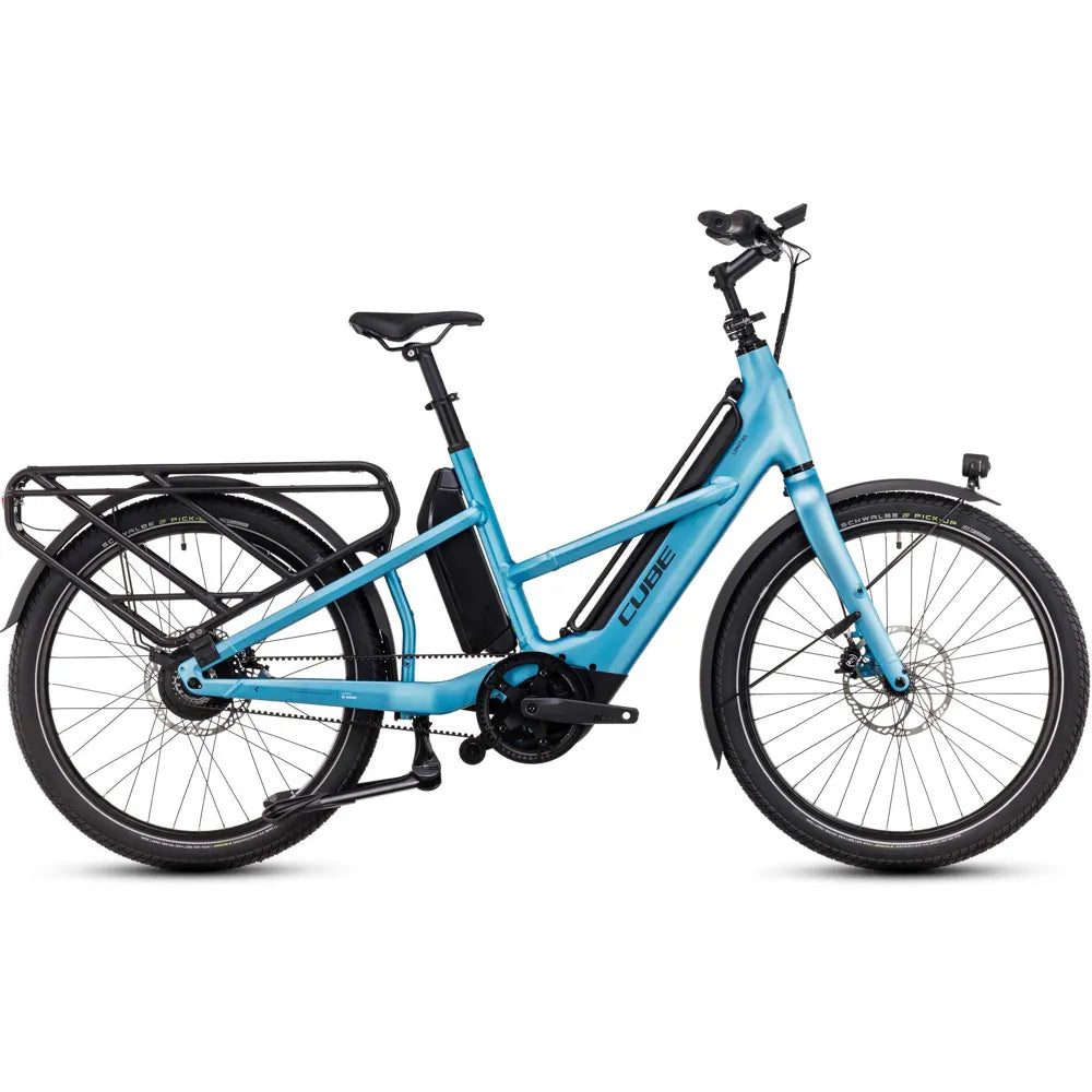 2025 Cube Longtail Hybrid 725 Electric Bike in Blue