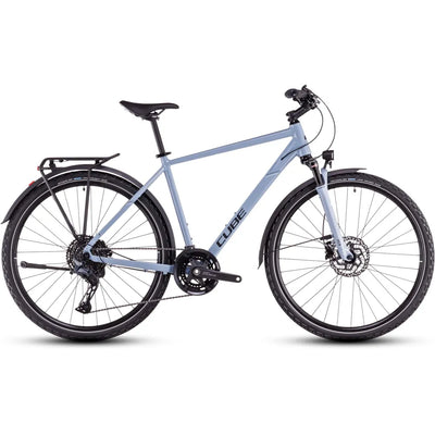 2025 Cube Nature Exc Allroad Hybrid Bike in Blue