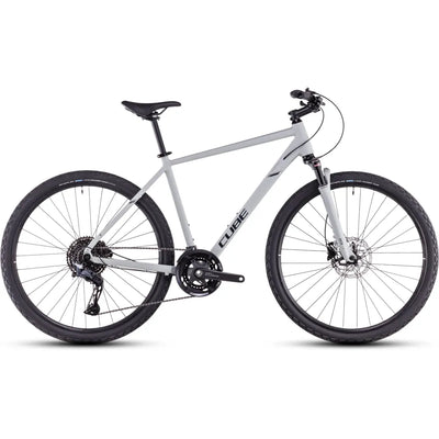 2025 Cube Nature Exc Hybrid Bike in White