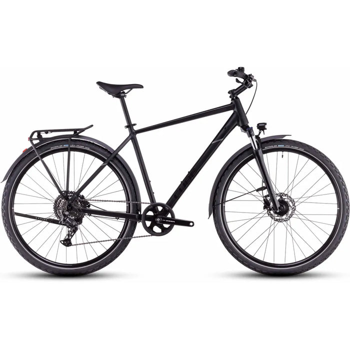 2025 Cube Nature One Allroad Hybrid Bike in Black