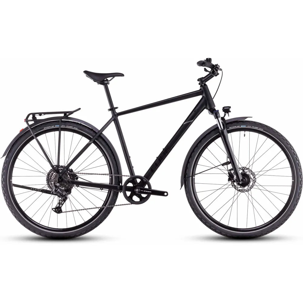 2025 Cube Nature One Allroad Hybrid Bike in Black