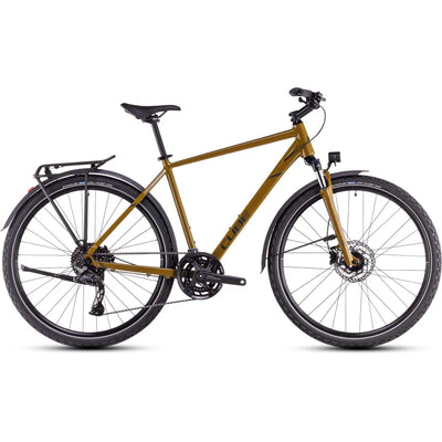 2025 Cube Nature Pro Allroad Hybrid Bike in Brown