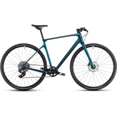 2025 Cube Nulane C:62 Slt Carbon Hybrid Bike in Green