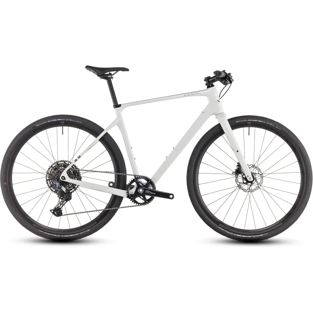 2025 Cube Nulane C:62 Slx Carbon Hybrid Bike in White