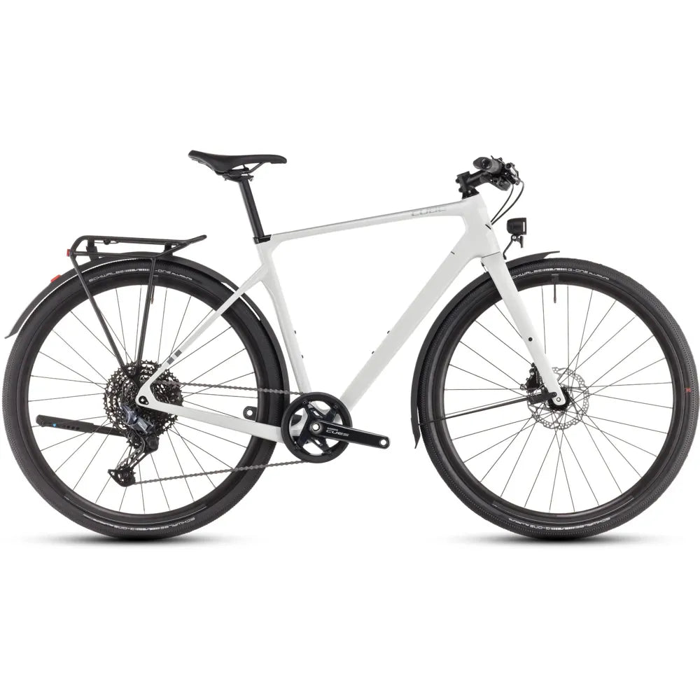 2025 Cube Nulane C:62 Slx Fe Carbon Hybrid Bike in White