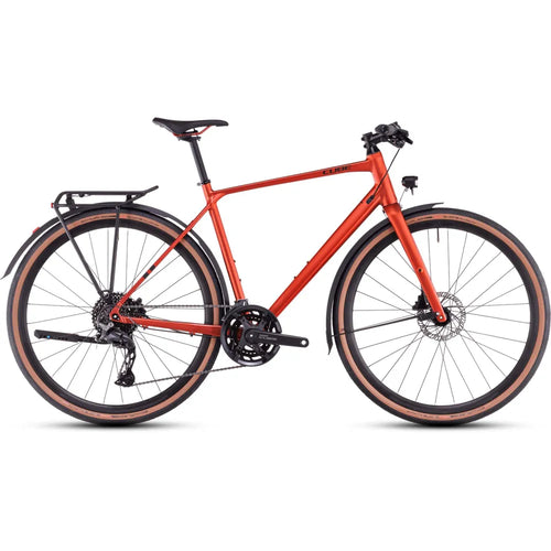 2025 Cube Nulane Pro Fe Hybrid Bike in Orange