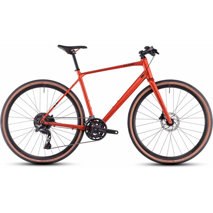 2025 Cube Nulane Pro Hybrid Bike in Orange