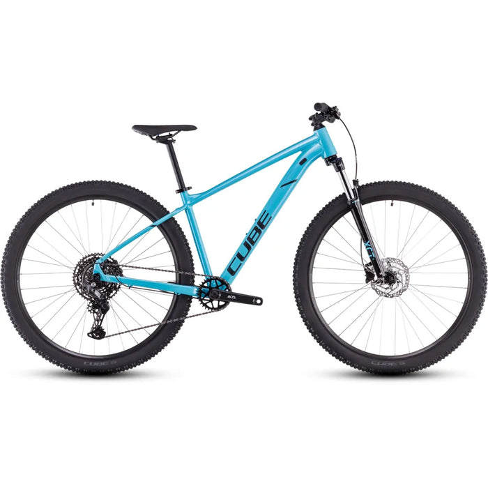 2025 Cube Aim Race Hardtail Mountain Bike in Blue