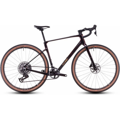 2025 Cube Nuroad C:62 Slx Carbon Gravel Bike in Red
